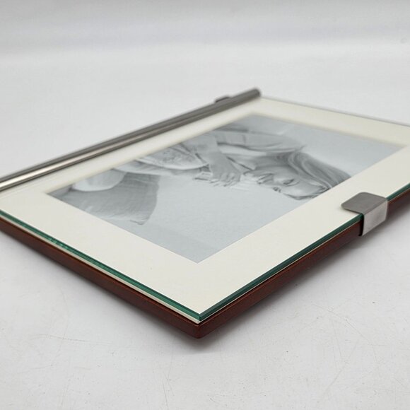 Gallery Solutions 7" X 5" Glass & Wood Picture Frame - Picture 9 of 9